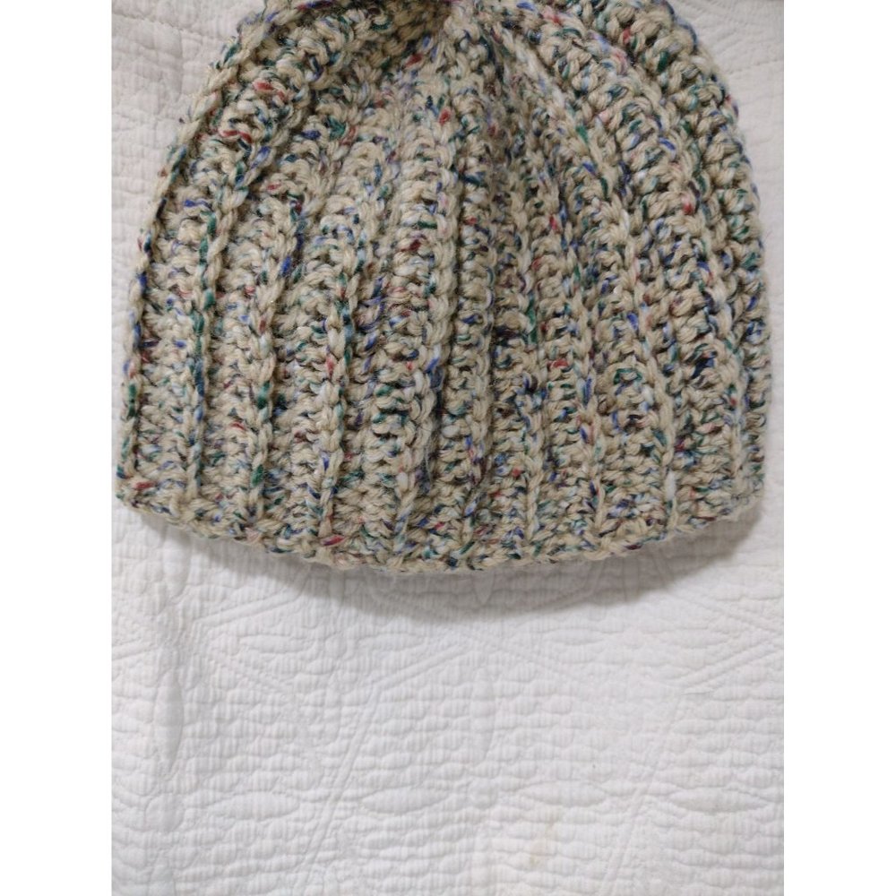 Heavy Cable Knitted beanie One Size Handmade